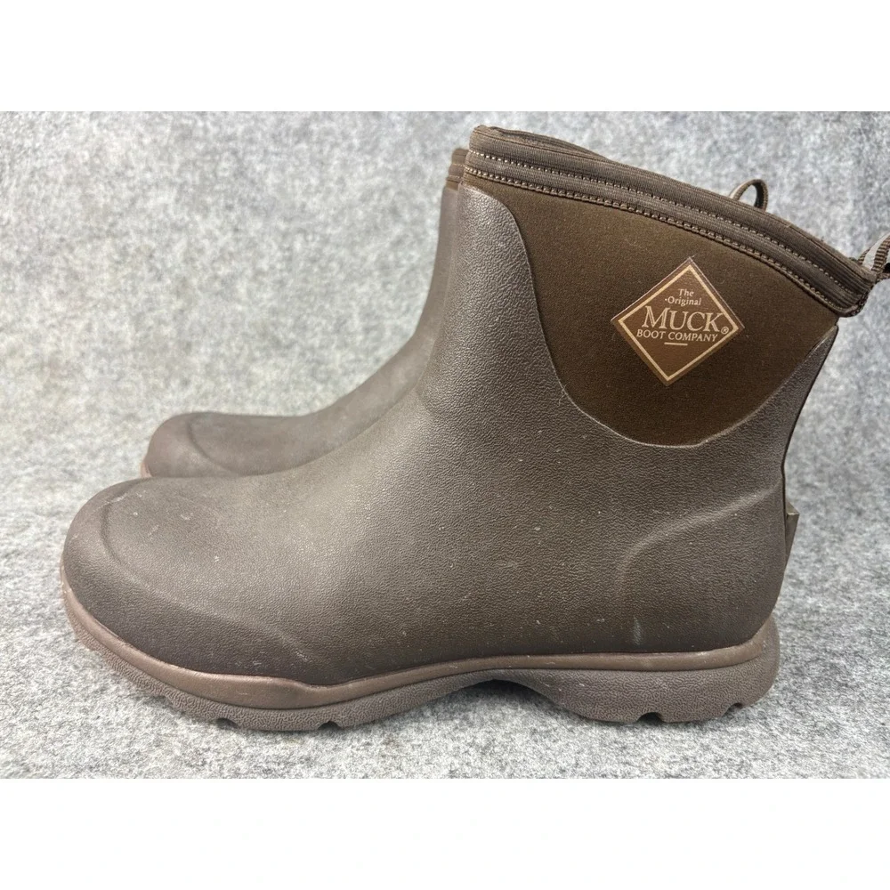 Muck Boot Company Excursion Pro Mid Men Size 11 Brown Waterproof Rubber Boots
